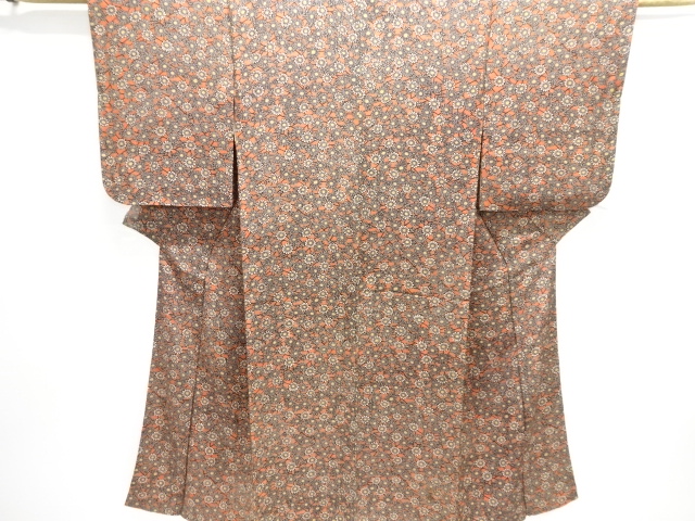 JAPANESE KIMONO / ANTIQUE KIMONO / TAISHO ROMAN STYLE / SILK / KIKU